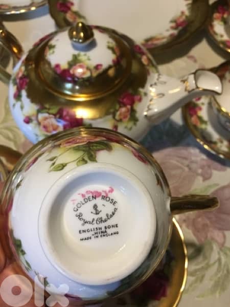 tea ,coffee & dessert طقم بورسلين شاي (١٢) وقهوة (٦)وص. ضيافة 9