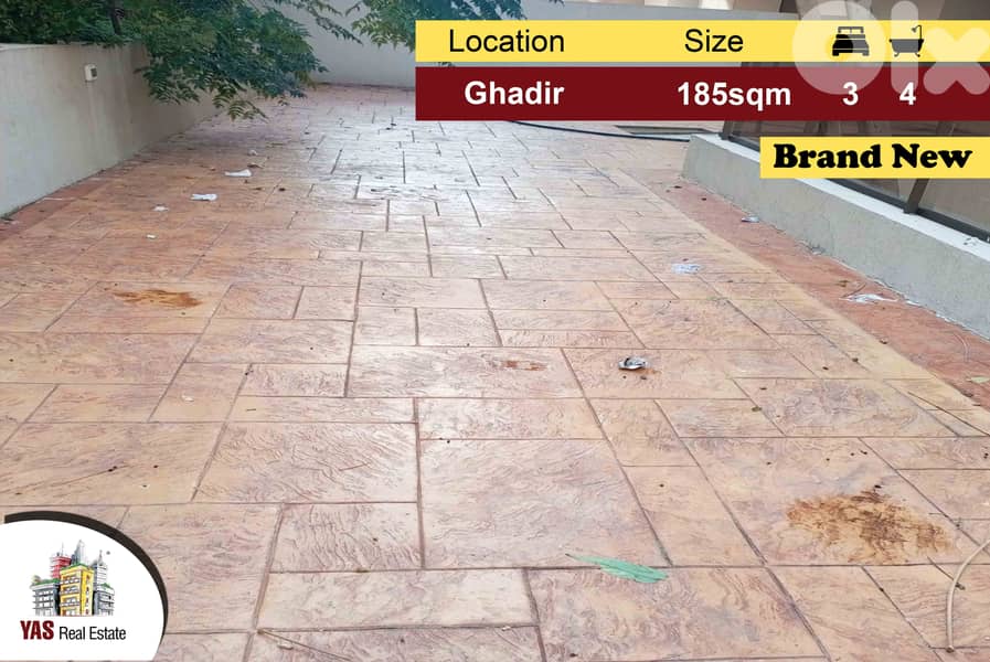 Ghadir 185m2 + 50m2 Terrace | Brand New |Payment facilities|IView | PA 0