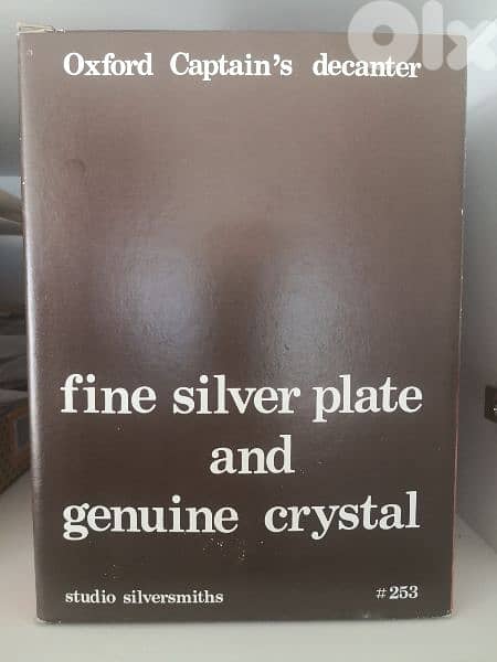 crystal stainless steel carafe tray bowl made in italy poland Czech 3