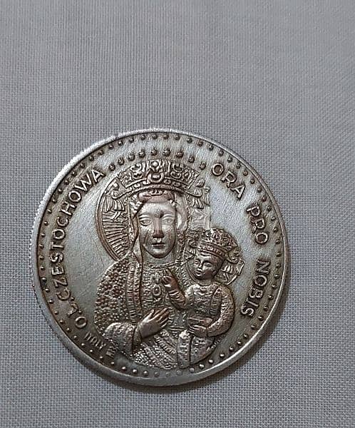 John Paul II silver plated Memorial Commomrative Coin 1