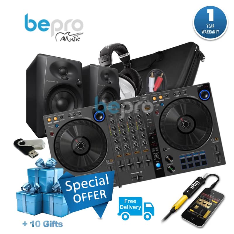 Pioneer DDJ-FLX6 GT DJ Set Pro Bundle Offer ( Hot Offer + 10 Gifts ) 0