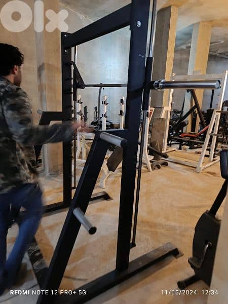smith machine New 03027072 GEO SPORT GYM EQUIPMENT معدات نادي رياضي 0