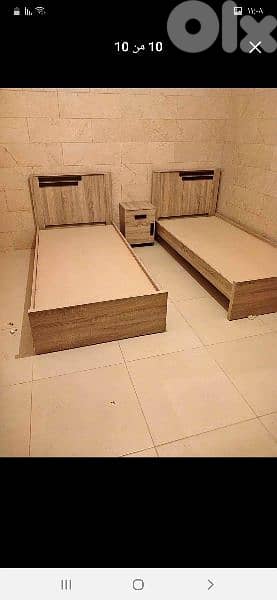 تختين مفرد 96 سم مع كمود صغيرة 0