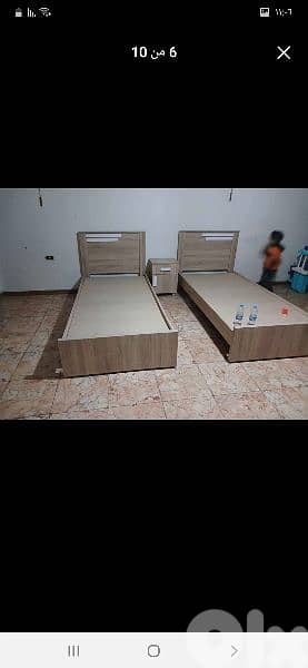 تختين مفرد عرض 96 سم مع كمود صغيرة 0