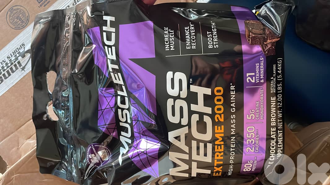Muscletech Masstech Extreme 2000 5.44kg (12 LBS) Mass gainer 0