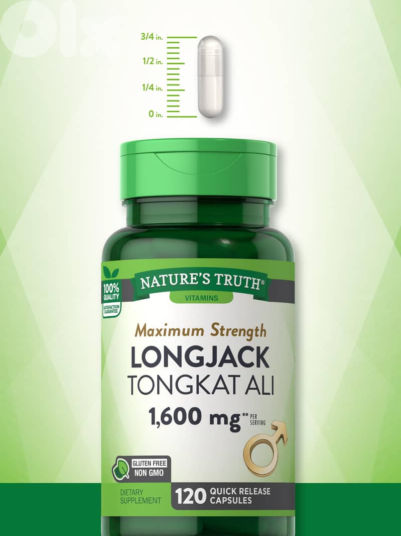Nature's Truth Longjack Tongkat Ali 1,600mg 0