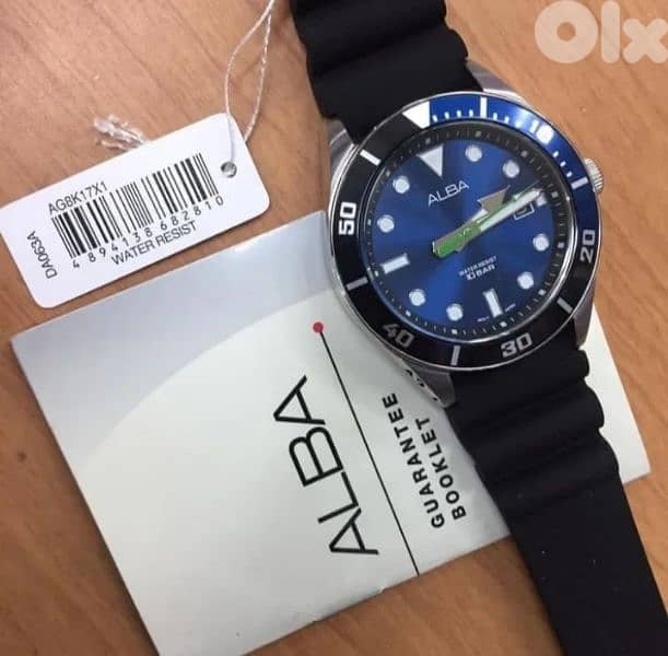 ALBA diver 100m made by seiko 1