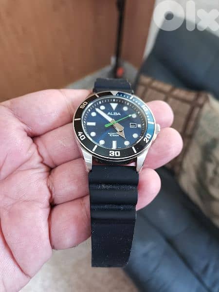 ALBA diver 100m made by seiko 5