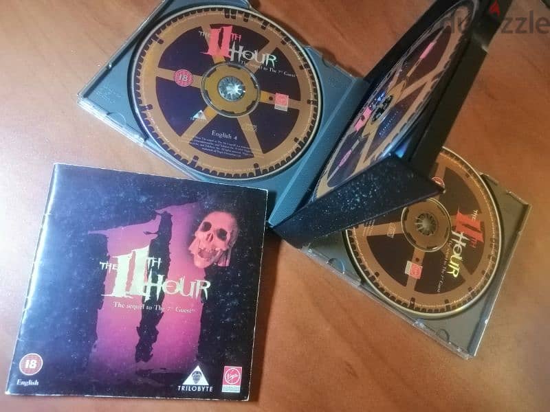 (The 11th Hour) 1995 ORIGINAL PC Game in 4 CDs 3