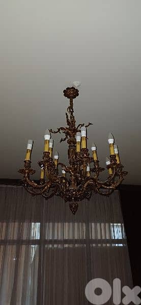 bronze chandelier 1