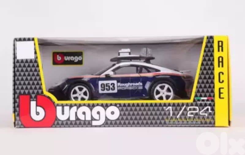 Porsche 911(992) Dakar diecast car model 1:24. 11