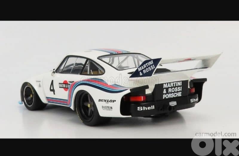 Porsche 935 Martini Racing 1976 diecast car model 1;18 2