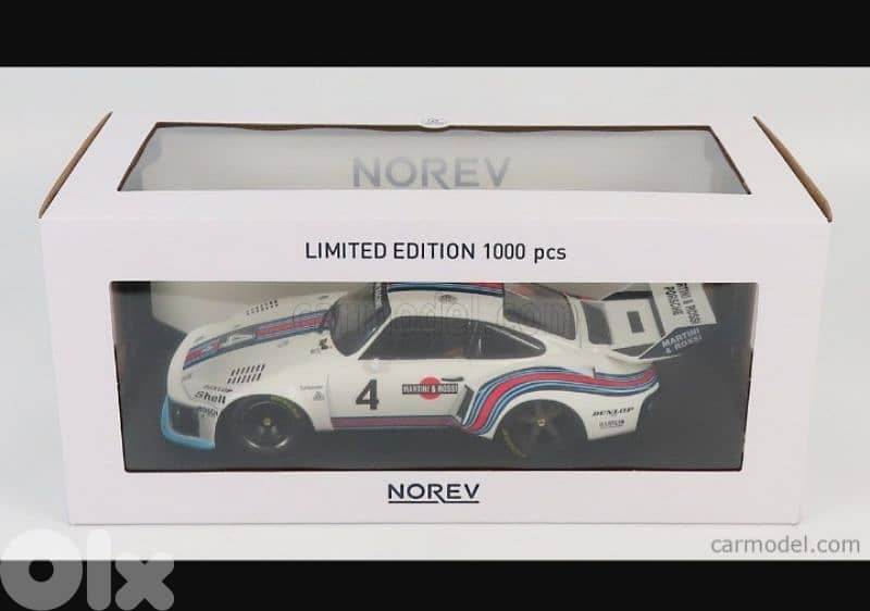 Porsche 935 Martini Racing 1976 diecast car model 1;18 5