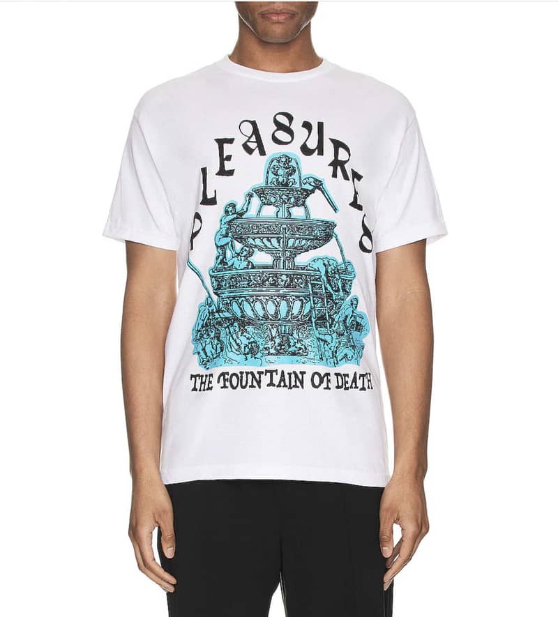 PLEASURES Fountain T-Shirt SIZE: M 0