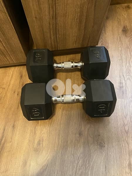 Hexagon Dumbbell 1
