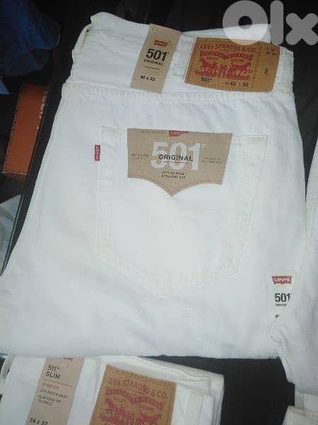 White Original Levi's 501  jeans all  sizes 0