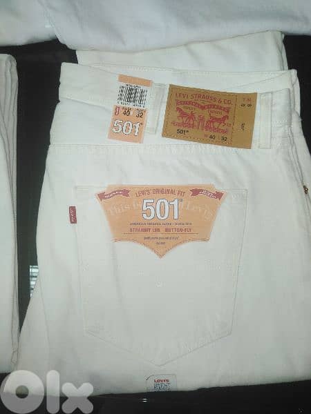 White Original Levi's 501  jeans all  sizes 2