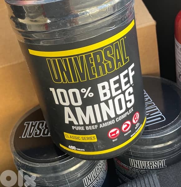 Universal Nutrition Beef Aminos (Amino Acid) 400 caps 0
