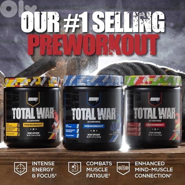 Redcon1 Total War Pre workout (30 Servings) 1