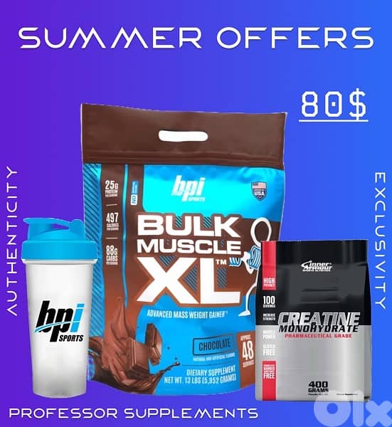 BPI Sports Bulk Muscle XL  Mass Gainer (48 Servings) 6 kg 2