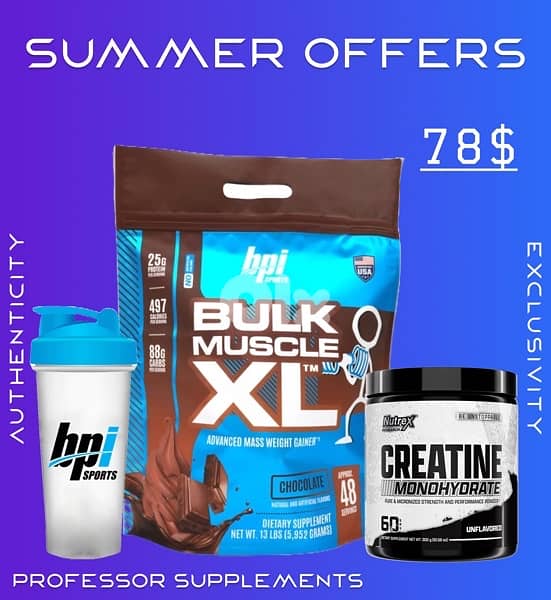 BPI Sports Bulk Muscle XL  Mass Gainer (48 Servings) 6 kg 3