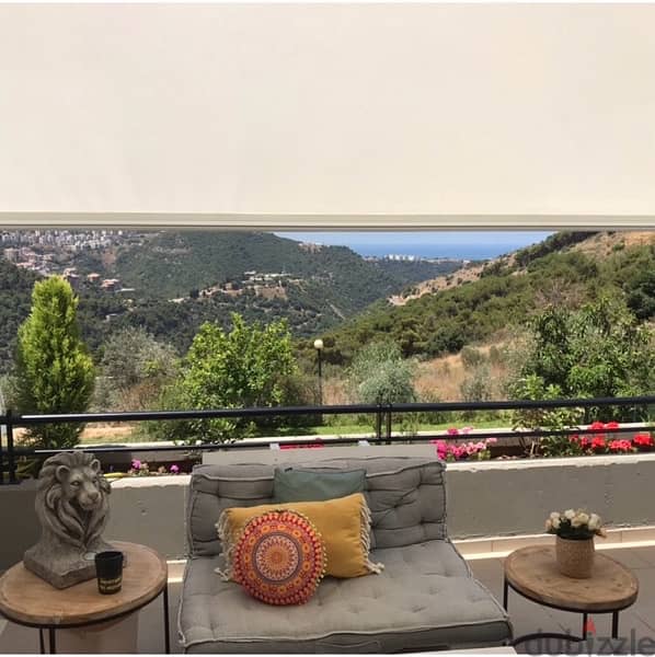 Chalet for rent in JCC with view on the valley of jeïta & sea 9