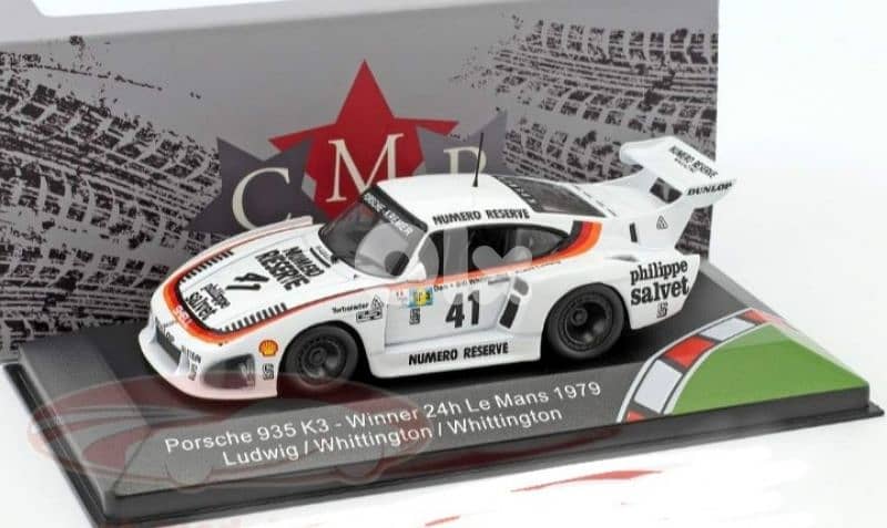 Porsche 935 K3 )1979) diecast car model 1;43. 0