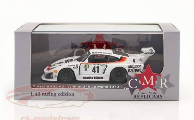 Porsche 935 K3 )1979) diecast car model 1;43. 5