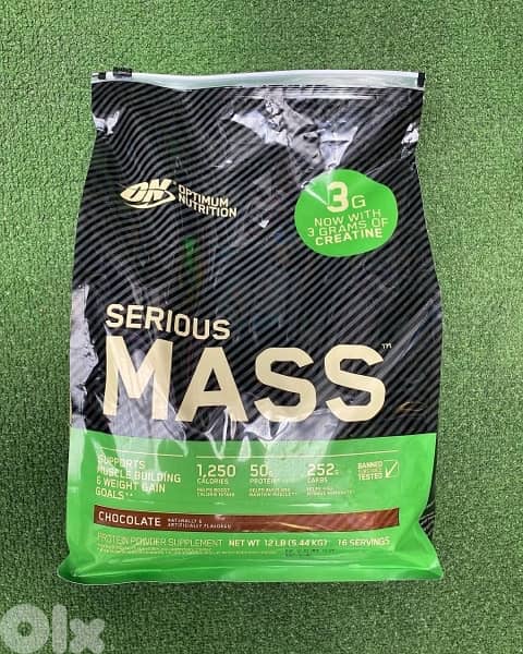 ON (Optimum Nutrition) Serious Mass Gainer 12 lbs 0