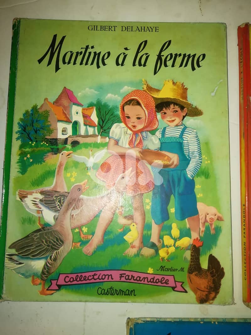 six Old Casterman Martine magazine prints 1