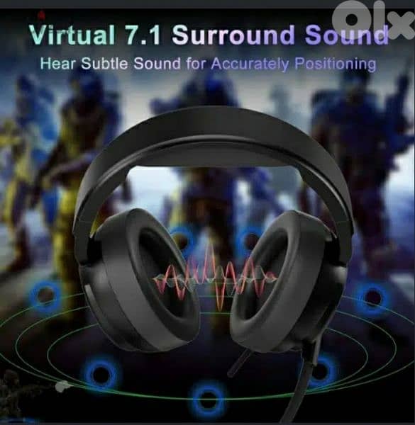 Jeecoo V20U Pro Gaming Headset Surround Sound/4$ delivery 2