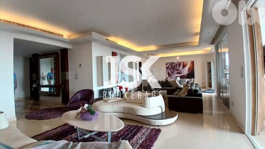 L15351-Spacious Decorated Furnished Apartment for Rent In Dbayeh