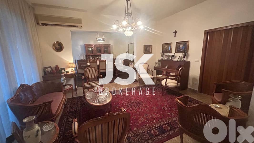 L15354-Furnished 3-Bedrooms Apartment for Rent In Achrafieh, Sioufi 0