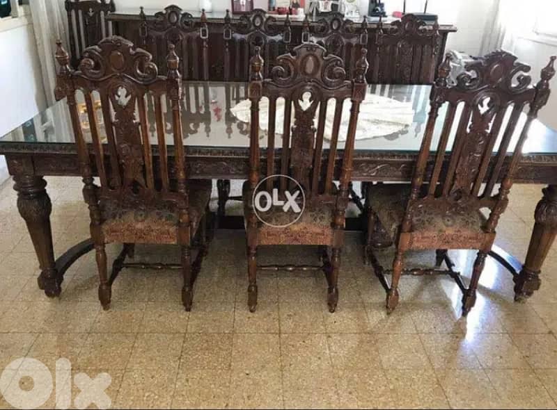 Antique Dining Room Louis XIV 1
