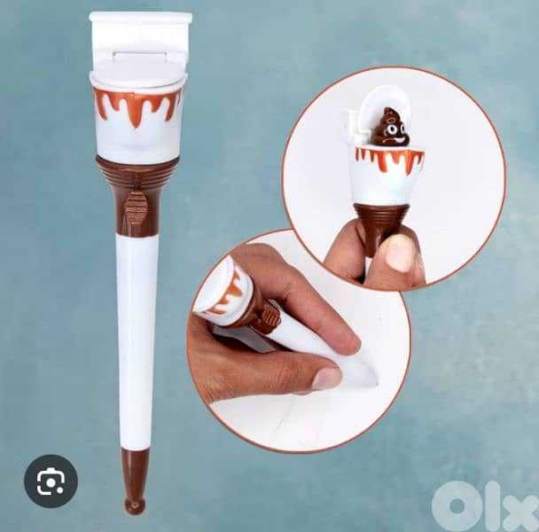 hilarious poo toilet pen 2