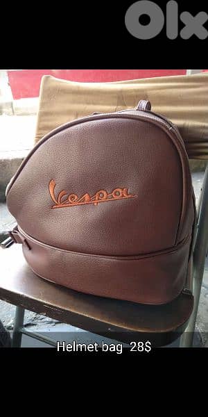 Vespa bag for helmet free delivery 2