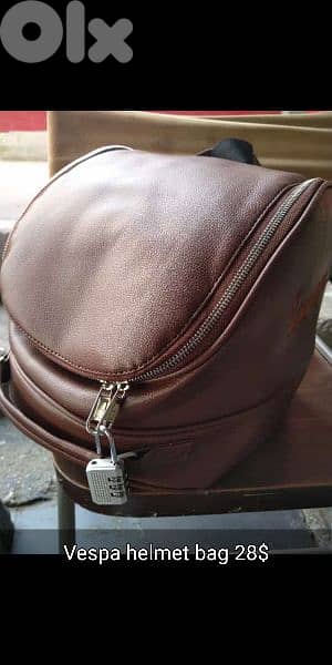 Vespa bag for helmet free delivery 4