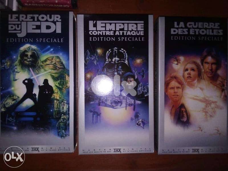 star wars trilogy on original vhs boxed as new englis audio french sub 0