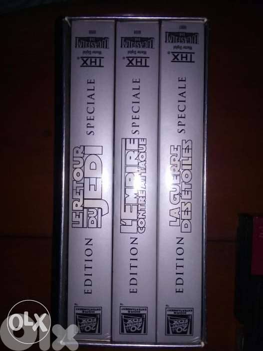 star wars trilogy on original vhs boxed as new englis audio french sub 1