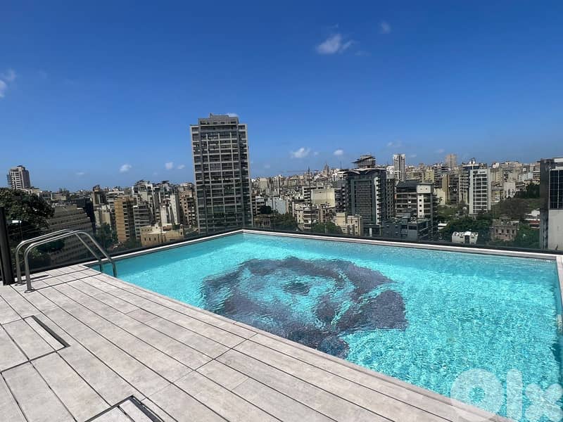 L15387 - Ideal Penthouse with Rooftop Pool for Sale In Achrafieh 0