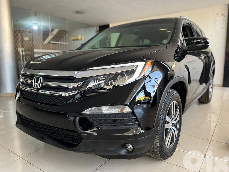 Honda Pilot EX-L 7-seats black leather, sunroof 2016 0