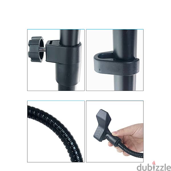 Microphone Stand For singing Mic with Phone holder 3