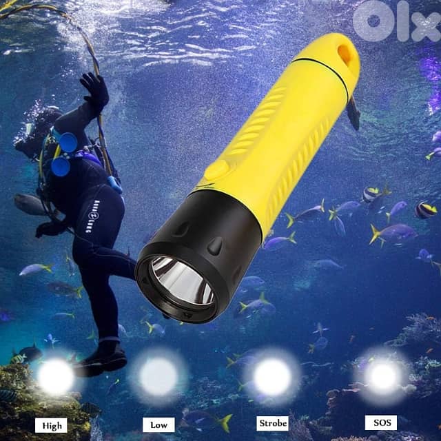 Yupard Professional Diving Flashlight, 2000 Lumen Torch, 80m 0