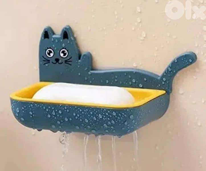cute kitten soap holder 0