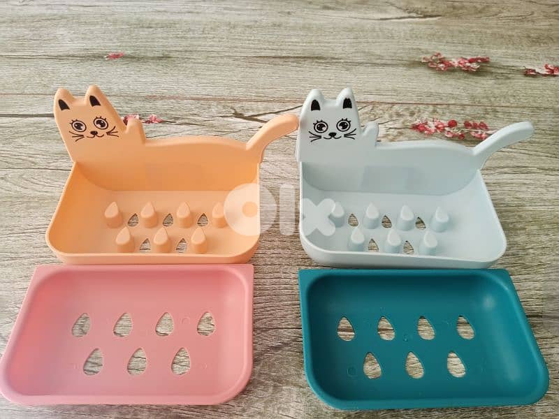 cute kitten soap holder 7