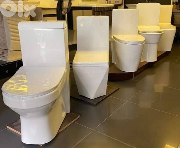 Bathroom toilet seats and toilet sets (TOYO). كراسي حمام وأطقم حمام 0