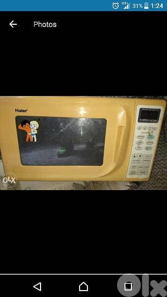 microwave haier very good condition 0