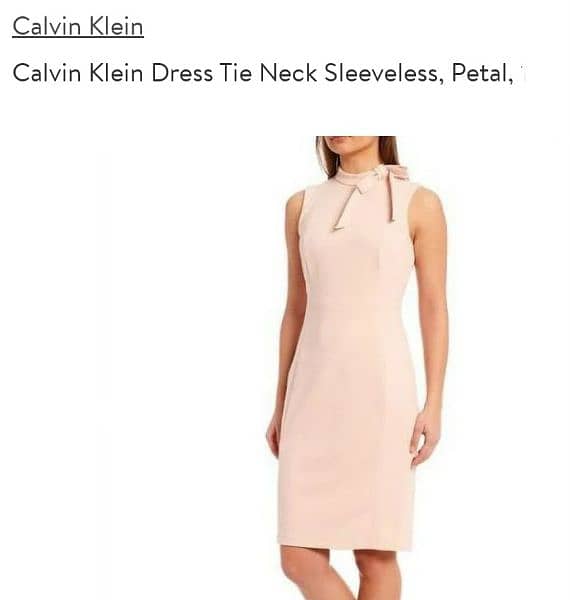 Calvin Klein Size 12, Mid-length light pink dress 0