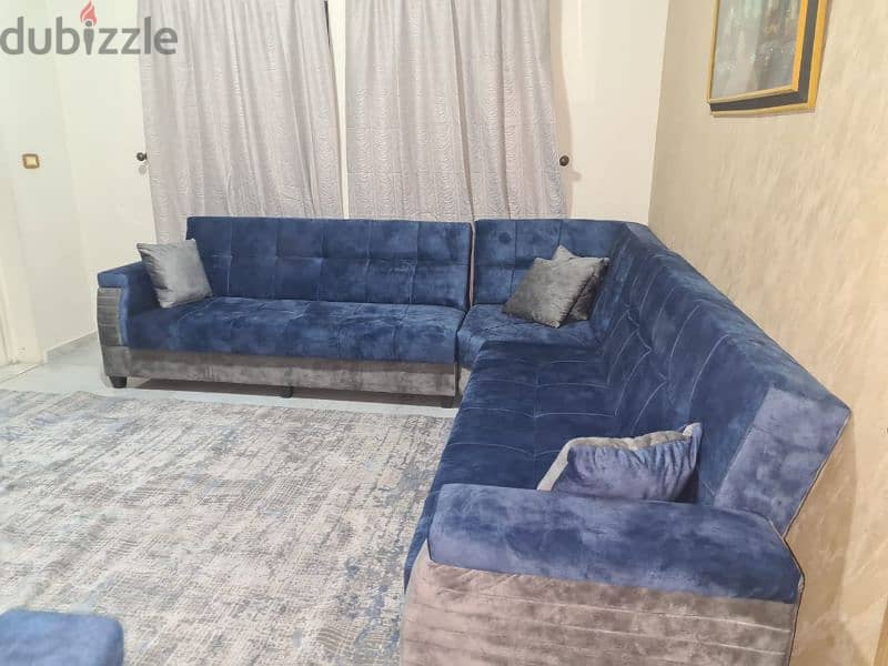 Modern Corner and additional Couch (included hidden storage) 1