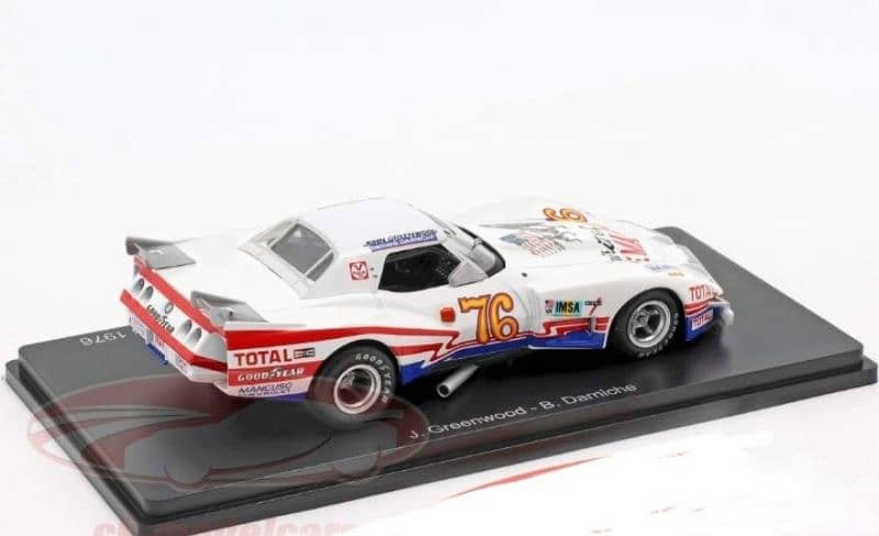 Chevrolet Corvette Greenwood (24h Le Mans 1976) diecast car model 1;43 4